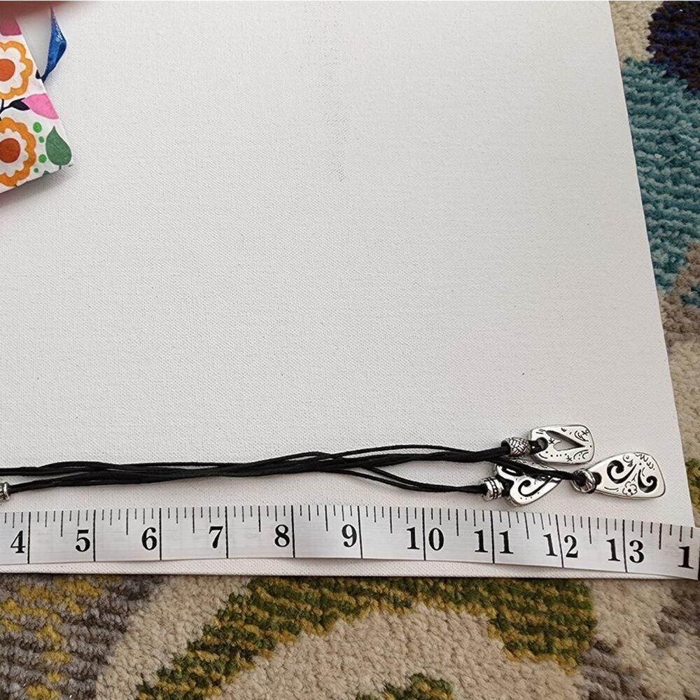 Brighton Brazilian multi charm triple strand‎ leather cord necklace - Picture 9 of 9